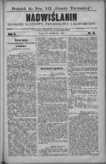 Nadwiślanin : tygodnik handlowy, przemysłowy i ekonomiczny 1874, R. 2 nr 41