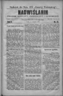 Nadwiślanin : tygodnik handlowy, przemysłowy i ekonomiczny 1874, R. 2 nr 45