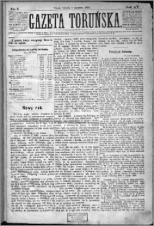 Gazeta Toruńska 1881, R. 15 nr 1