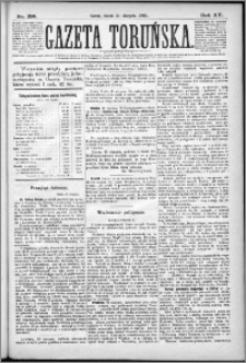 Gazeta Toruńska 1881, R. 15 nr 198