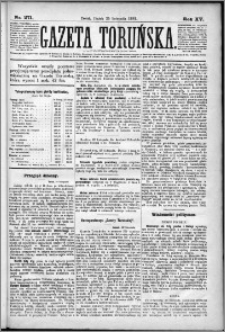 Gazeta Toruńska 1881, R. 15 nr 271