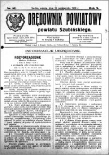 Orędownik Powiatowy powiatu Szubińskiego 1929.10.12 R.10 nr 82
