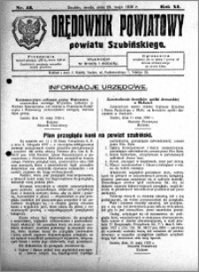 Orędownik Powiatowy powiatu Szubińskiego 1930.05.28 R.11 nr 43