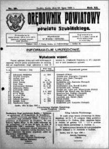 Orędownik Powiatowy powiatu Szubińskiego 1930.07.23 R.11 nr 59