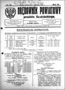 Orędownik Powiatowy powiatu Szubińskiego 1930.11.01 R.11 nr 88