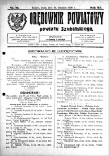 Orędownik Powiatowy powiatu Szubińskiego 1930.11.19 R.11 nr 93