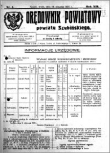 Orędownik Powiatowy powiatu Szubińskiego 1931.01.14 R.12 nr 4