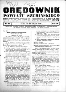 Orędownik powiatu Szubińskiego 1935.11.20 R.16 nr 92