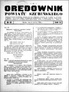 Orędownik powiatu Szubińskiego 1938.06.04 R.19 nr 45