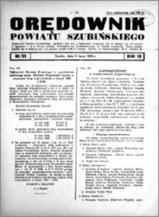 Orędownik Urzędowy powiatu Szubińskiego 1938.07.09 R.19 nr 55