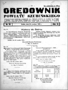 Orędownik powiatu Szubińskiego 1938.09.28 R.19 nr 78