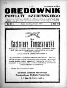 Orędownik powiatu Szubińskiego 1938.10.15 R.19 nr 83