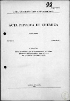 Effects Produced by Excitation Transfer between Luminescent Molecules in Fluorescent Solutions