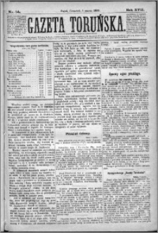 Gazeta Toruńska 1883, R. 17 nr 54