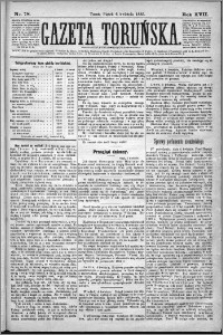 Gazeta Toruńska 1883, R. 17 nr 78