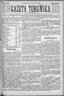 Gazeta Toruńska 1883, R. 17 nr 272