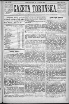 Gazeta Toruńska 1883, R. 17 nr 274