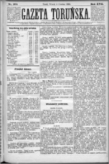 Gazeta Toruńska 1883, R. 17 nr 278