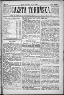 Gazeta Toruńska 1884, R. 18 nr 2