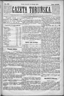 Gazeta Toruńska 1884, R. 18 nr 20