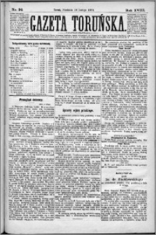 Gazeta Toruńska 1884, R. 18 nr 34