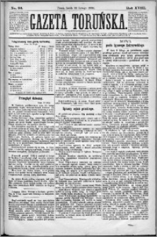 Gazeta Toruńska 1884, R. 18 nr 36