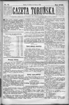 Gazeta Toruńska 1884, R. 18 nr 75