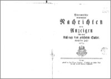 Thornische wöchentliche Nachrichten und Anzeigen nebst einem Anhange von gelehrten Sachen. Sechstes Jahr 1765