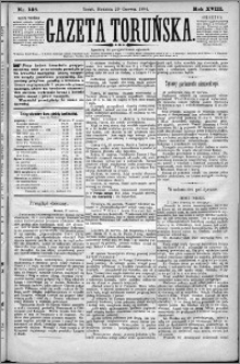 Gazeta Toruńska 1884, R. 18 nr 148