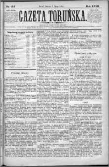 Gazeta Toruńska 1884, R. 18 nr 153