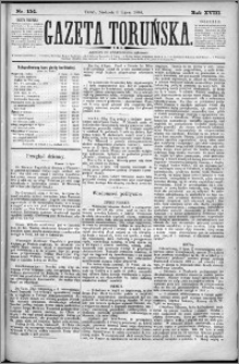 Gazeta Toruńska 1884, R. 18 nr 154