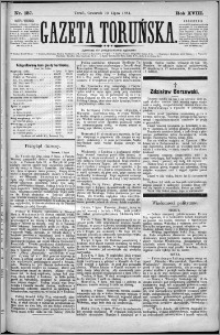 Gazeta Toruńska 1884, R. 18 nr 157