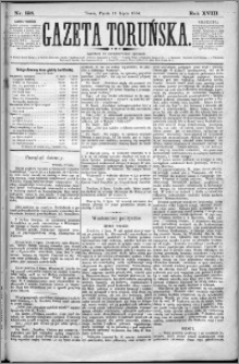 Gazeta Toruńska 1884, R. 18 nr 158