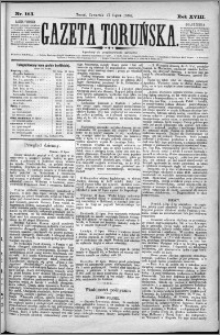 Gazeta Toruńska 1884, R. 18 nr 163