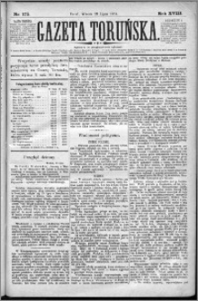 Gazeta Toruńska 1884, R. 18 nr 173