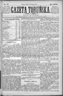 Gazeta Toruńska 1884, R. 18 nr 177