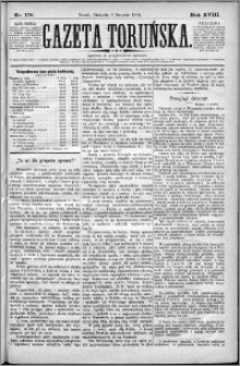 Gazeta Toruńska 1884, R. 18 nr 178