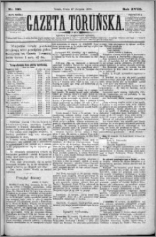 Gazeta Toruńska 1884, R. 18 nr 198