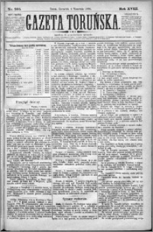 Gazeta Toruńska 1884, R. 18 nr 205