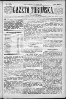 Gazeta Toruńska 1884, R. 18 nr 223