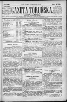 Gazeta Toruńska 1884, R. 18 nr 229