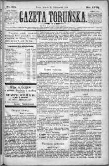 Gazeta Toruńska 1884, R. 18 nr 245