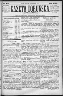 Gazeta Toruńska 1884, R. 18 nr 264