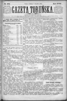 Gazeta Toruńska 1884, R. 18 nr 285