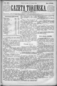 Gazeta Toruńska 1884, R. 18 nr 287