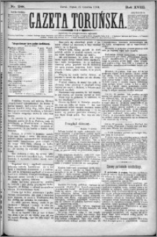 Gazeta Toruńska 1884, R. 18 nr 288