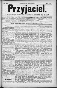 Przyjaciel : pismo dla ludu 1884 nr 34