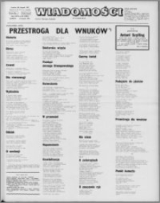 Wiadomości, R. 26 nr 32 (1323), 1971