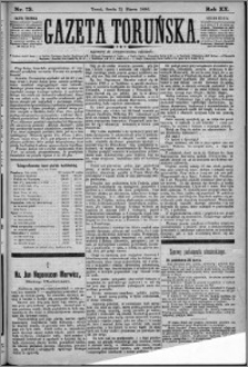 Gazeta Toruńska 1886, R. 20 nr 73