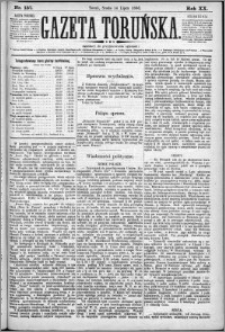 Gazeta Toruńska 1886, R. 20 nr 157